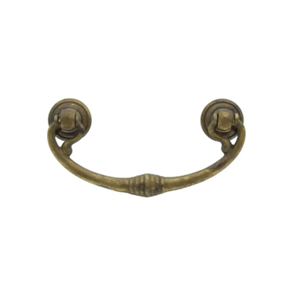 MANIGLIA OTTONE 03027 82X40 MM ANTICATO** (25 MANIGLIA OTTONE 03027 82X40 MM ANTICATO** (25
