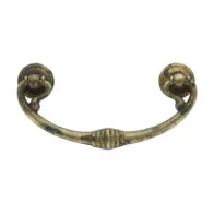 MANIGLIA OTTONE 03027 121X58 MM ANTICATO** (25