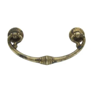 MANIGLIA OTTONE 03027 121X58 MM ANTICATO** (25