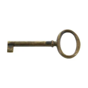 CHIAVE P/MOBILI 33706 34X73 MM OTTONE ANTICATO** (25