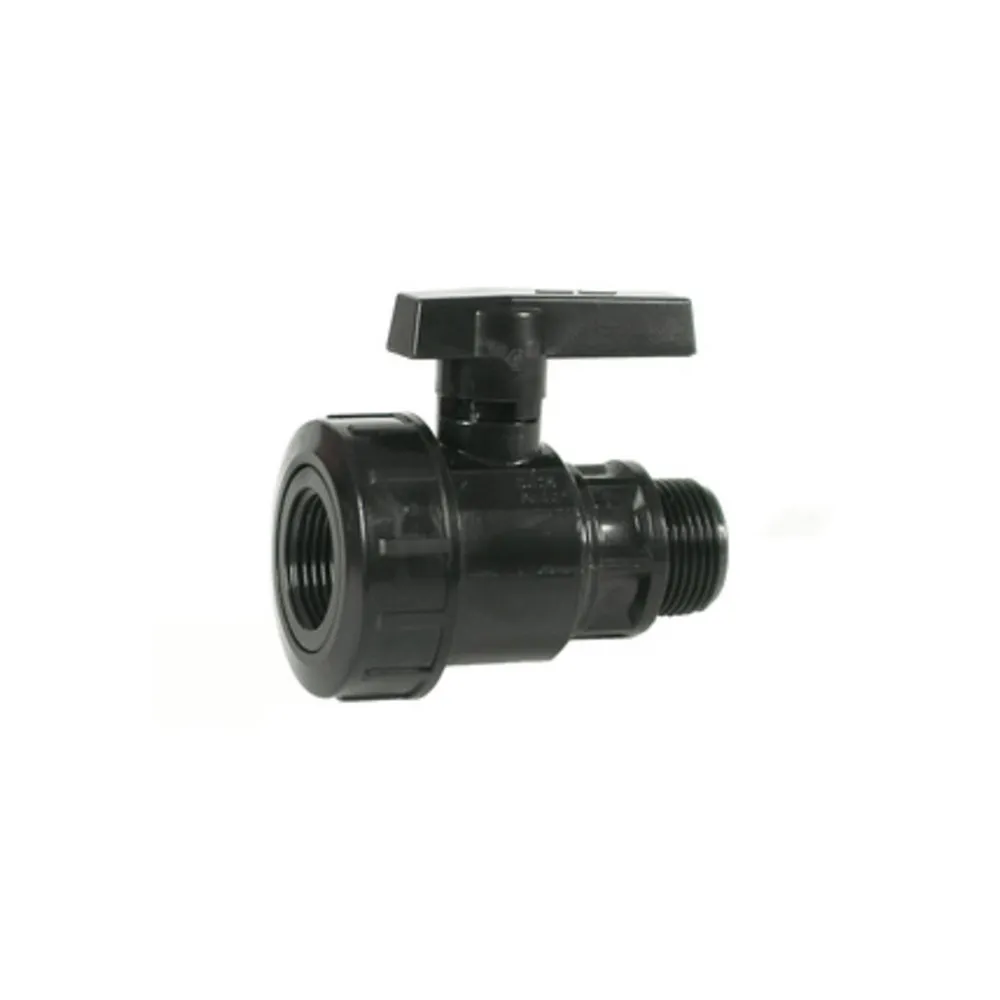 RACCORDO PVC VALVOLA A SFERA MF 1* (6