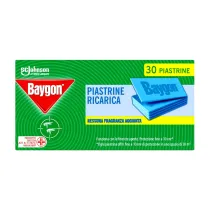 ANTIZANZARE BAYGON PIASTRINE RIC 30 PZ ELETTROEM (48