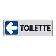 ETICHETTA ADESIVA 150X50 TOILETTE (SX) (10