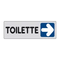 ETICHETTA ADESIVA 150X50 TOILETTE (DX) (10