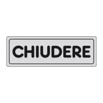 ETICHETTA ADESIVA 150X50 CHIUDERE (10
