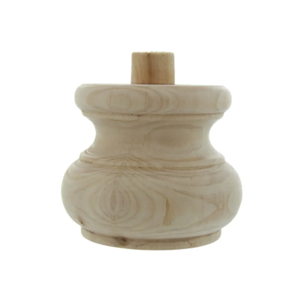 PIEDE IN LEGNO ONTANO 53008 95X75 MM (8