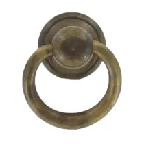 MANIGLIA OTTONE 09202 23X28 MM ANTICATO** (50