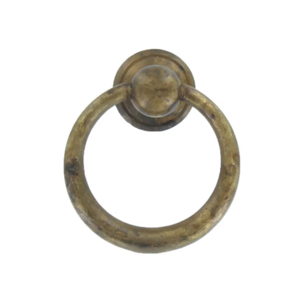 MANIGLIA OTTONE 09202 D 33X39 MM ANTICATO** (50
