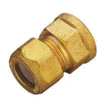 RACCORDO OTTONE DIRITTO BICONO F/GAS 10X1/2 (10