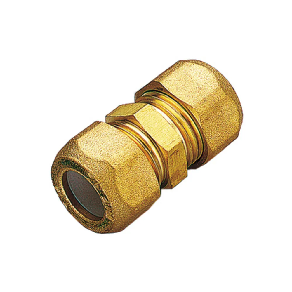 RACCORDO OTTONE DIRITTO DOPPIO BICONO 10X3/8 (10