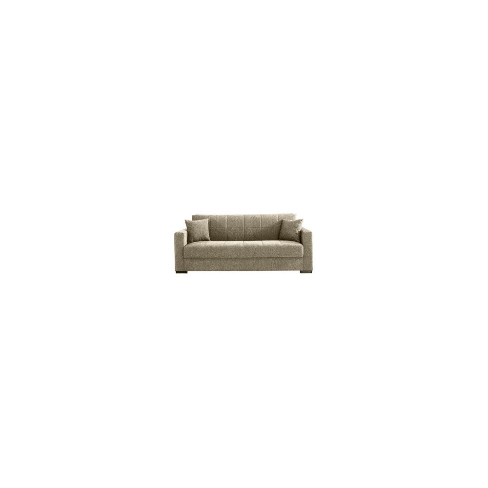 "READY BED" SOFA "NORA" 3 SEATER BEIGE
