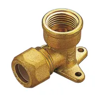 GOMITO OTTONE FLANGIATO BICONO F/GAS 12X1/2 PES (10