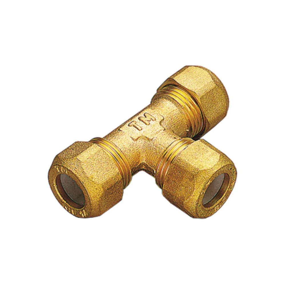 TEE OTTONE TRE BICONI 12X1/2 PESANTI (5 TEE OTTONE TRE BICONI 12X1/2 PESANTI (5