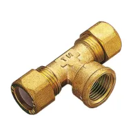 TEE OTTONE DUE BICONI - F/GAS 12X1/2 PES (10