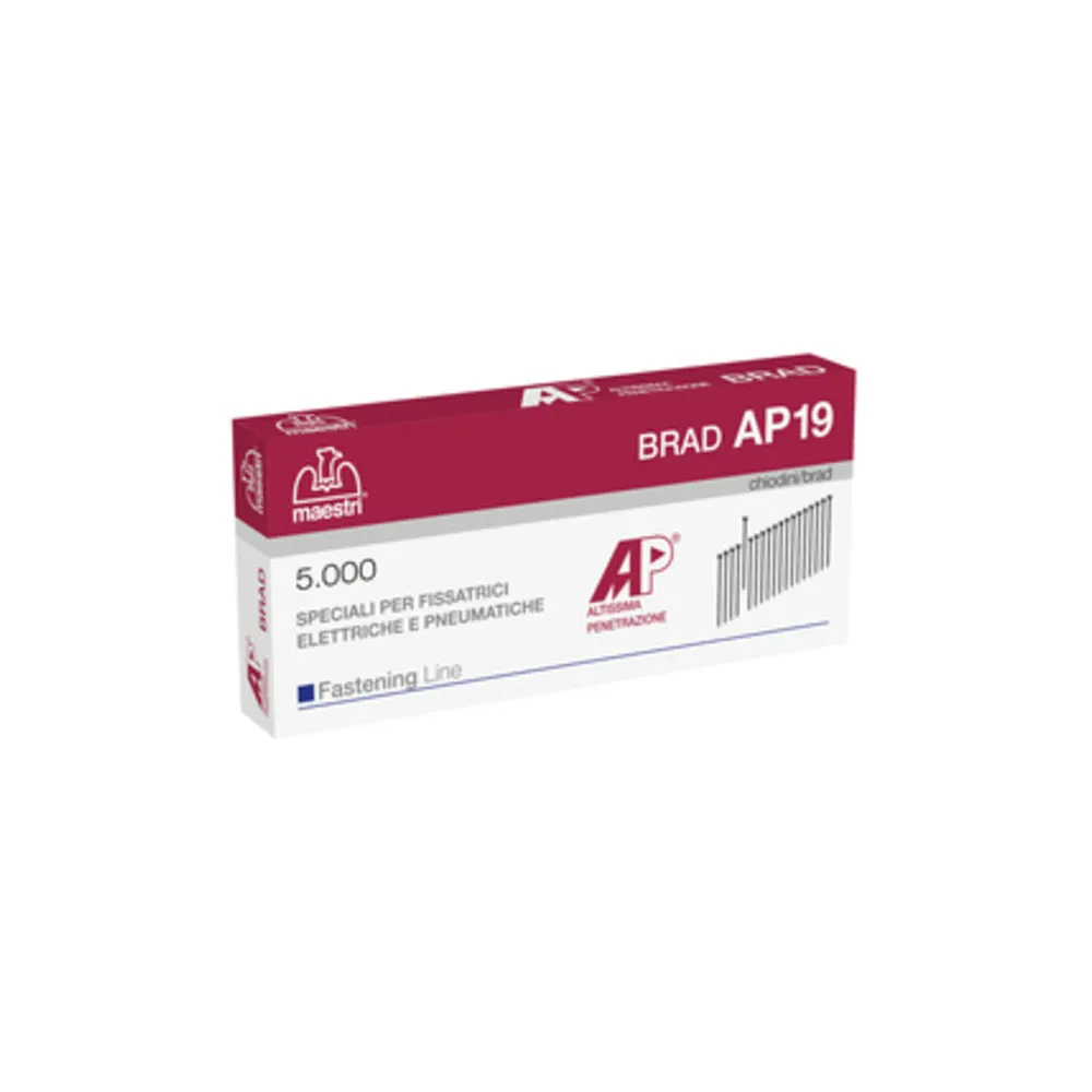 MAESTRI CHIODINI AP19 P/FISSATRICE LKT 120 5000 PZ