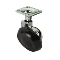 RUOTA SEMISFERICA D 40 MM C/PIASTRA CROMO** (4