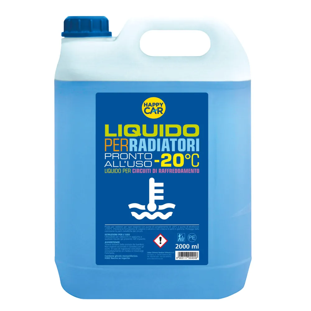 LIQUIDO RADIATORE HAPPY CAR -20C 5 L LIQUIDO RADIATORE HAPPY CAR -20C 5 L