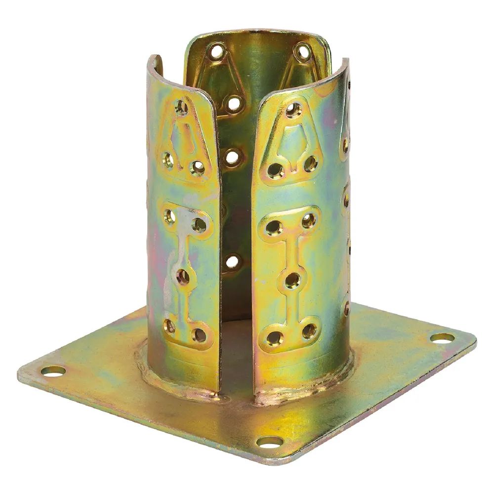 SUPPORTO PER PILASTRI TONDI ART.922 Ø mm 102 - base 150 x 150 SUPPORTO PER PILASTRI TONDI ART.922 Ø mm 102 - base 150 x 150