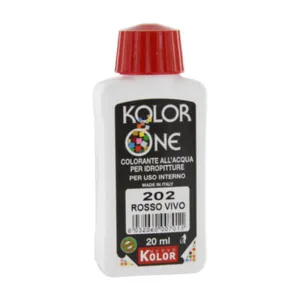 COLORANTE KOLOR ONE 20 ML ROSSO VIVO 202 (12