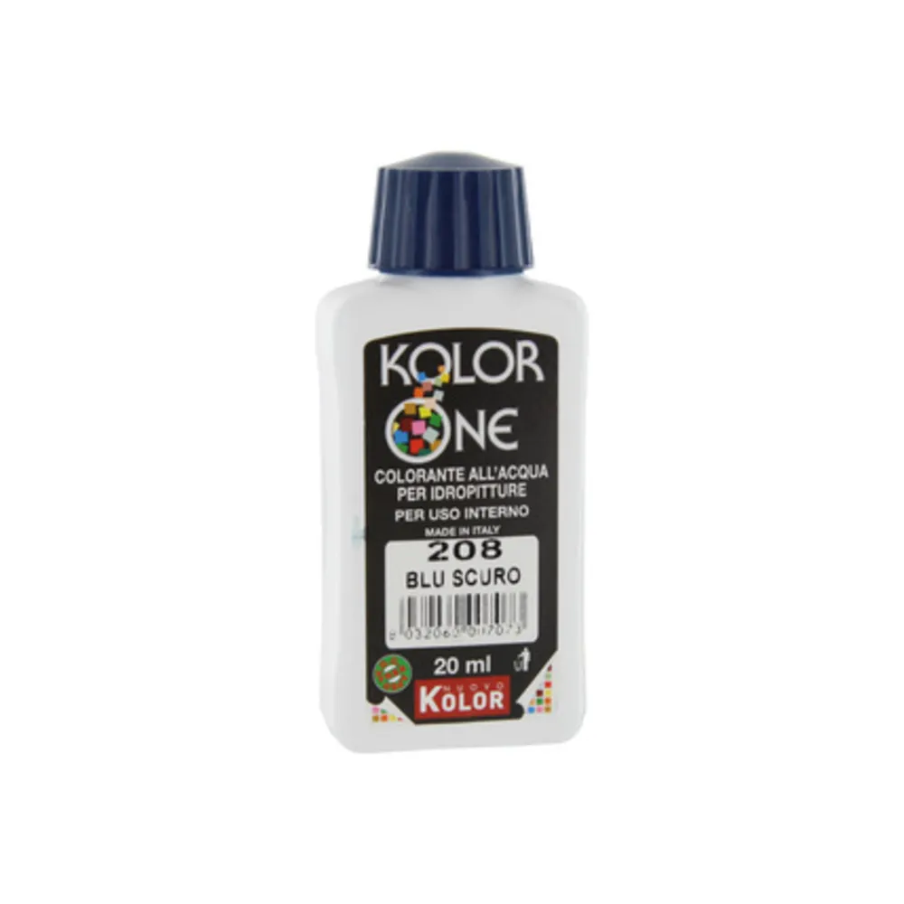 COLORANTE KOLOR ONE 20 ML BLU SCURO 208 (12