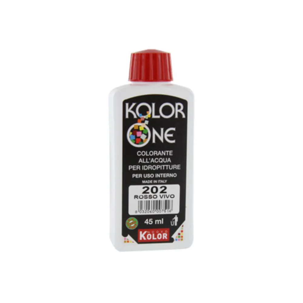 COLORANTE KOLOR ONE 45 ML ROSSO VIVO 202 (12