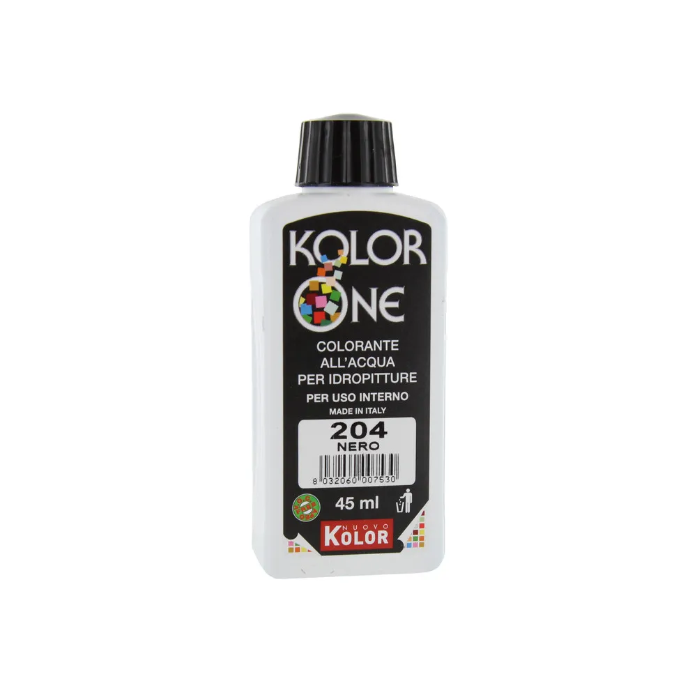 COLORANTE KOLOR ONE 45 ML NERO 204 (12