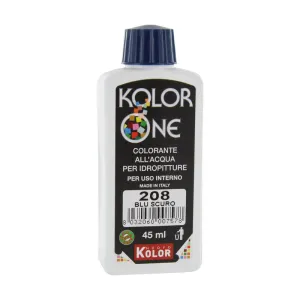 COLORANTE KOLOR ONE 45 ML BLU SCURO 208 (12
