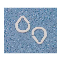 ANELLI P/TENDA DOCCIA BIANCO 12 PZ (18