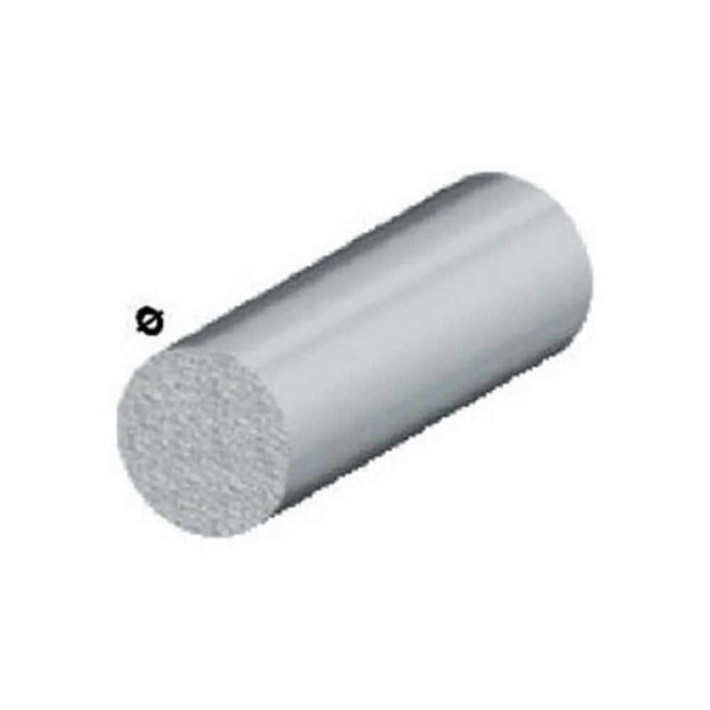 PROFILO ARGENTO H.100 CM TONDO PIENO D  6 MM** (5