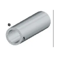 PROFILO ARGENTO H.100 CM TUBO TONDO 18X1 MM (5