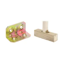 PIASTRA 161 ANGOLARE ACCIAIO TROP 40X20X20 MM (200