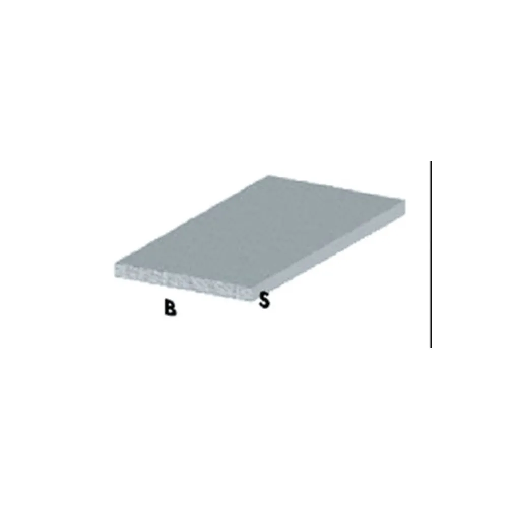 PROFILO ARGENTO H.200 CM PIATTO 12X2 MM** (5
