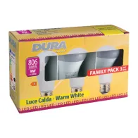 LED GOCCIA  9W E27  806 LM 3000K CALDA 3 PZ (6