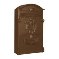 CASSETTA POSTALE REGIA POSTA ALL 26X9X41 CM BRONZO