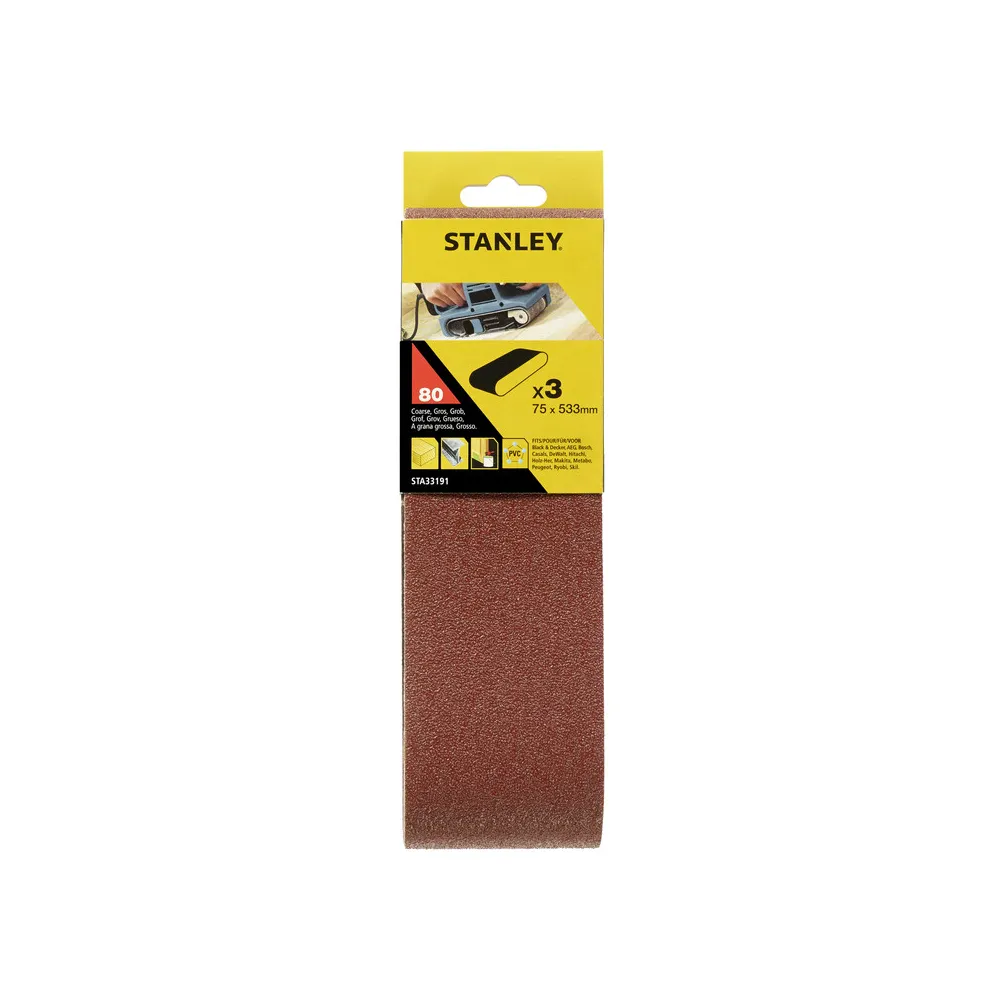 PIRANHA STANLEY STA33191 (X33191) 3 NASTRI 75X533 GR.80 PIRANHA STANLEY STA33191 (X33191) 3 NASTRI 75X533 GR.80