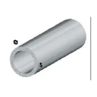PROFILO ARGENTO H.100 CM TUBO TONDO 16X1 MM* (5