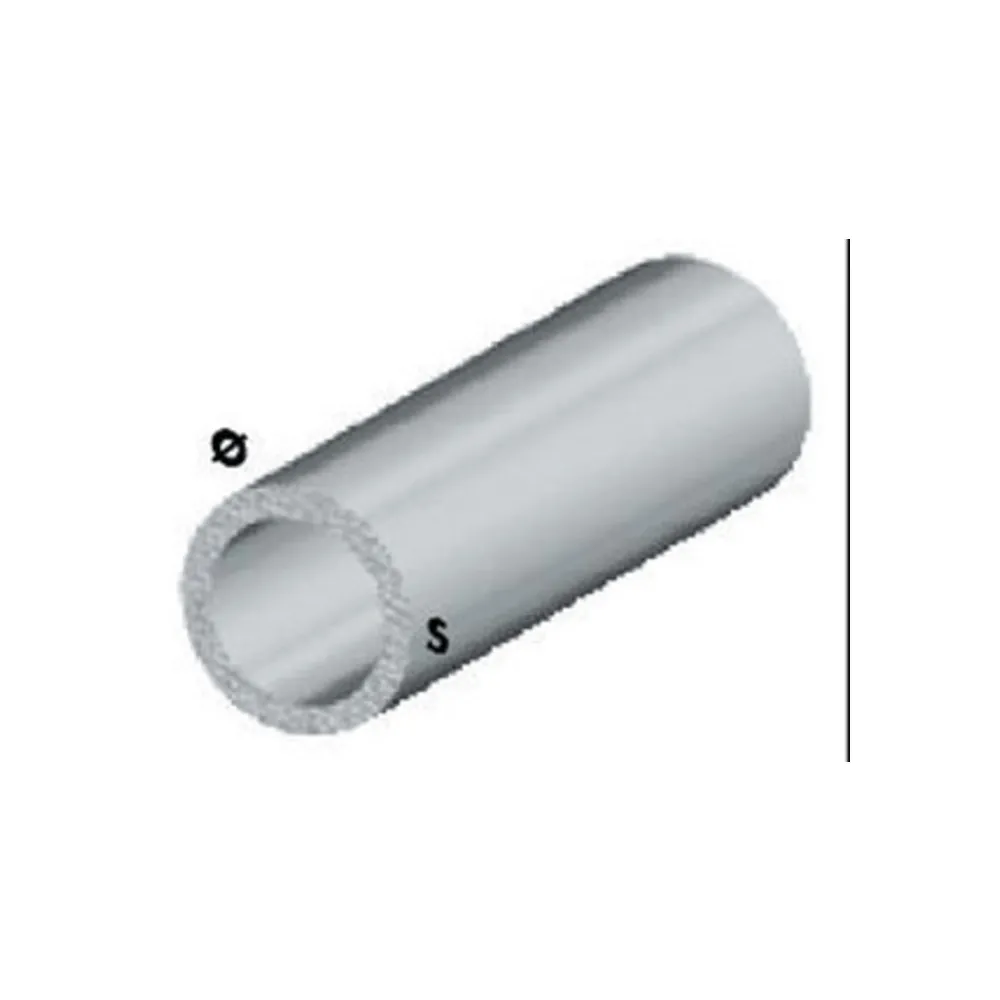 PROFILO ARGENTO H.100 CM TUBO TONDO 16X1 MM* (5