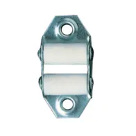 GUIDACINGHIA FERRO VERTICALE C/RULLINI PLASTICA** (50