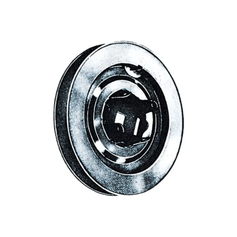 PULEGGIA P/RULLI IN LEGNO 220 MM ZINCATA (5