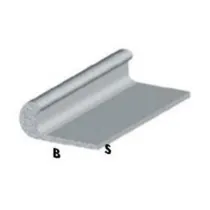 PROFILO ARGENTO H.100 CM UNGHIETTA 18X1 MM* (5