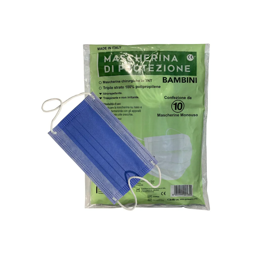MASCHERINA CHIRURGICA BAMBINO PZ 10 MASCHERINA CHIRURGICA BAMBINO PZ 10