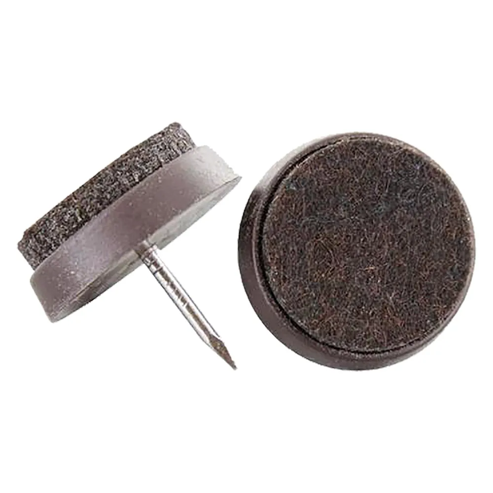 SCIVOLI PER MOBILI CON FELTRINO mm 24 - colore marrone SCIVOLI PER MOBILI CON FELTRINO mm 24 - colore marrone