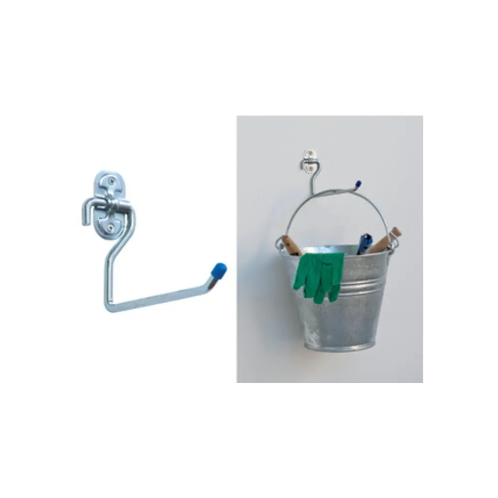 GANCIO ZINCATO 4030 A FORMA L 150 MM (10