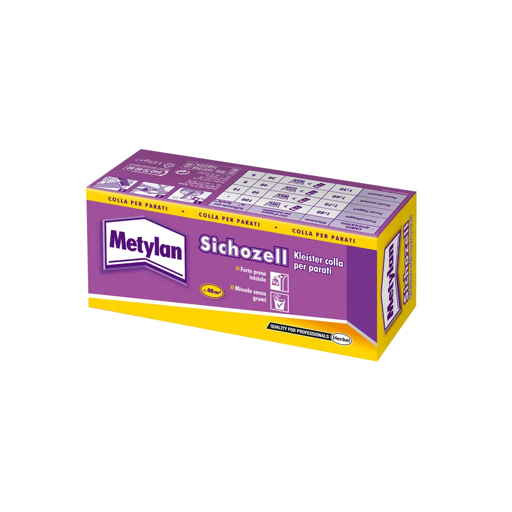 METYLAN SICHOZELL GIALLA ADESIVO PARATI 125 G