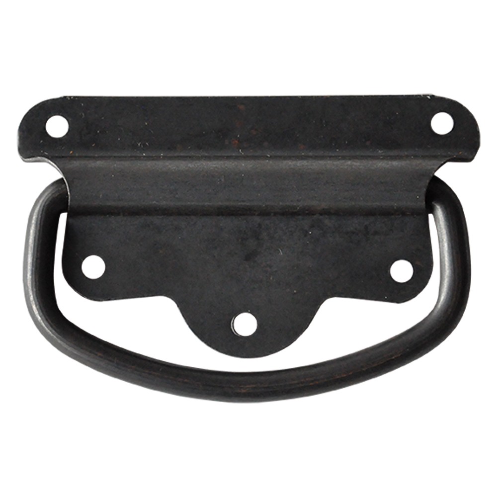 MANIGLIA AMERICANA PER BAULI mm 110 nera - pz 1 MANIGLIA AMERICANA PER BAULI mm 110 nera - pz 1