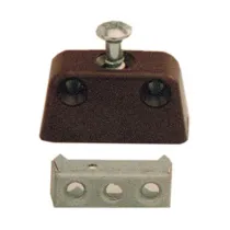 GIUNZIONE P/MOBILI TRAPEZOIDALE PLAST BIANCO** (50