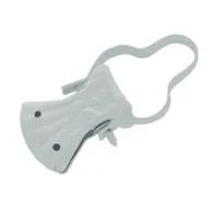 PINZA P/TENDE C/ARCO LACCATO BIANCO** (100