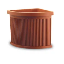 VASO IN PLASTICA IONIO C/SOTTOVASO