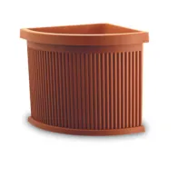 VASO IN PLASTICA IONIO C/SOTTOVASO