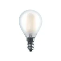 LED SFERA  4W E14 2700K  470 LM FILAM SATIN (10